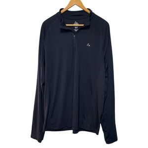 PARADOX Base Layer Top Mens Large Black Wool Blend Dry Release Long XL
